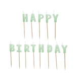 Happy Birthday Kagelys Grøn
