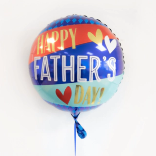 Rund Happy Fathers Day Folieballon