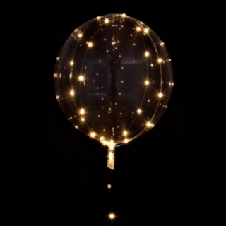Eksklusiv Hvid LED Ballon Klar