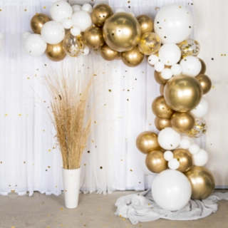Deluxe Ballonbue DIY Krom Guld