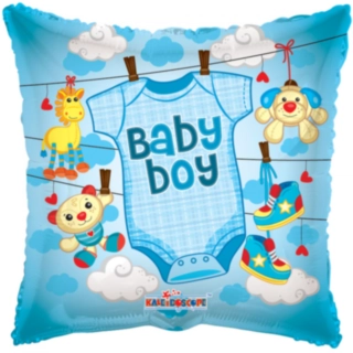 Baby Boy Folieballon Lyseblå