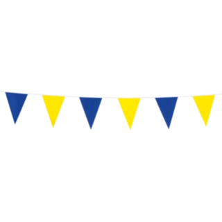 Vimpelguirlande Blå/Gul