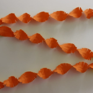 Crepepapir Guirlande Orange