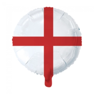 Rund England Flag Folieballon