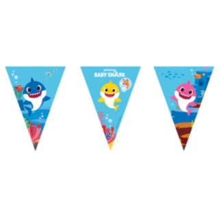 Baby Shark® Vimpelguirlande