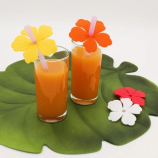 Hawaiiblomst Silikonesugerør