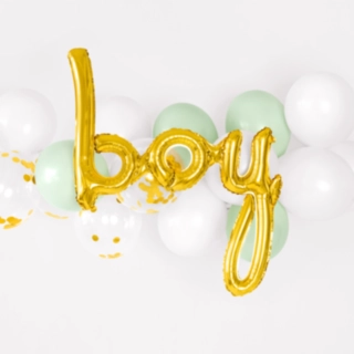 Boy Folieballon Guld