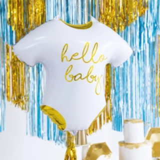 Bodystocking Hello Baby Folieballon