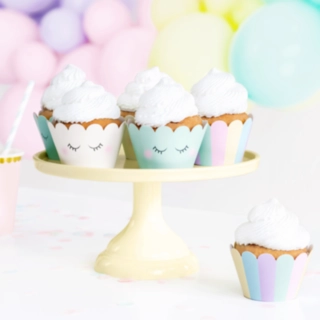 Enhjørning Cupcake Wrappers