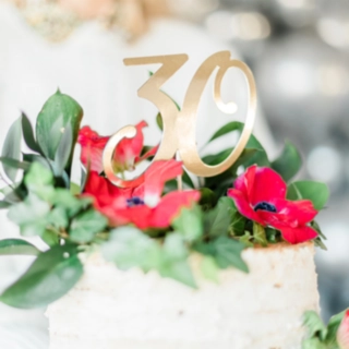 30 Års Kagetopper Guld