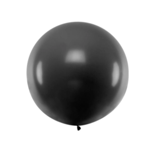 Kæmpeballon Pastel Sort