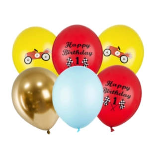 1 Års Racerbil Ballonbuket