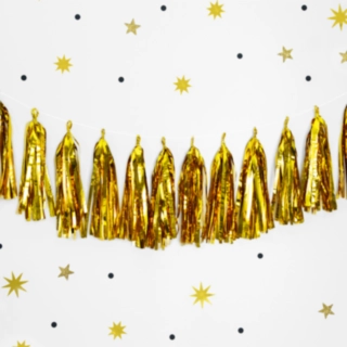 Kvast Guirlande Guld