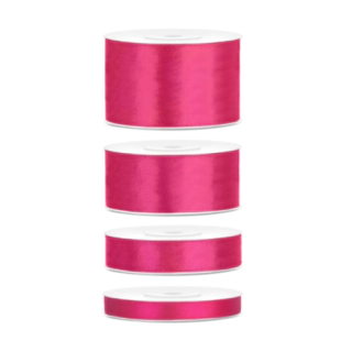 Satinbånd Hot Pink