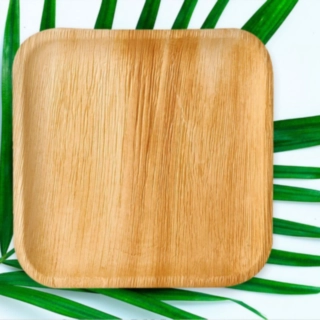 Palmeblade Tallerkener Kantet Stor Eco