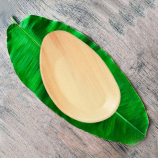 Palmeblade Tallerkener Ovale Eco